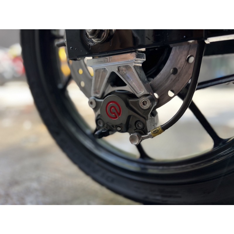 Combo heo Brembo logo đỏ pát heo CNC 3D TTR gắn Suzuki Raider Satria Fi