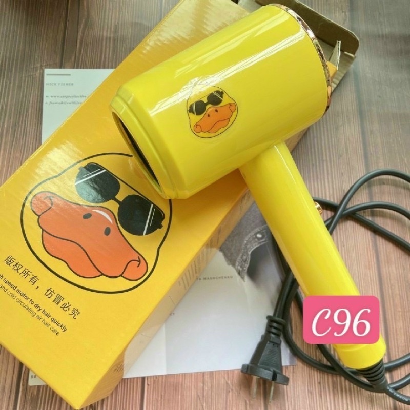 Máy sấy tóc mini VỊT VÀNG 3 MỨC ĐỘ GIÓ