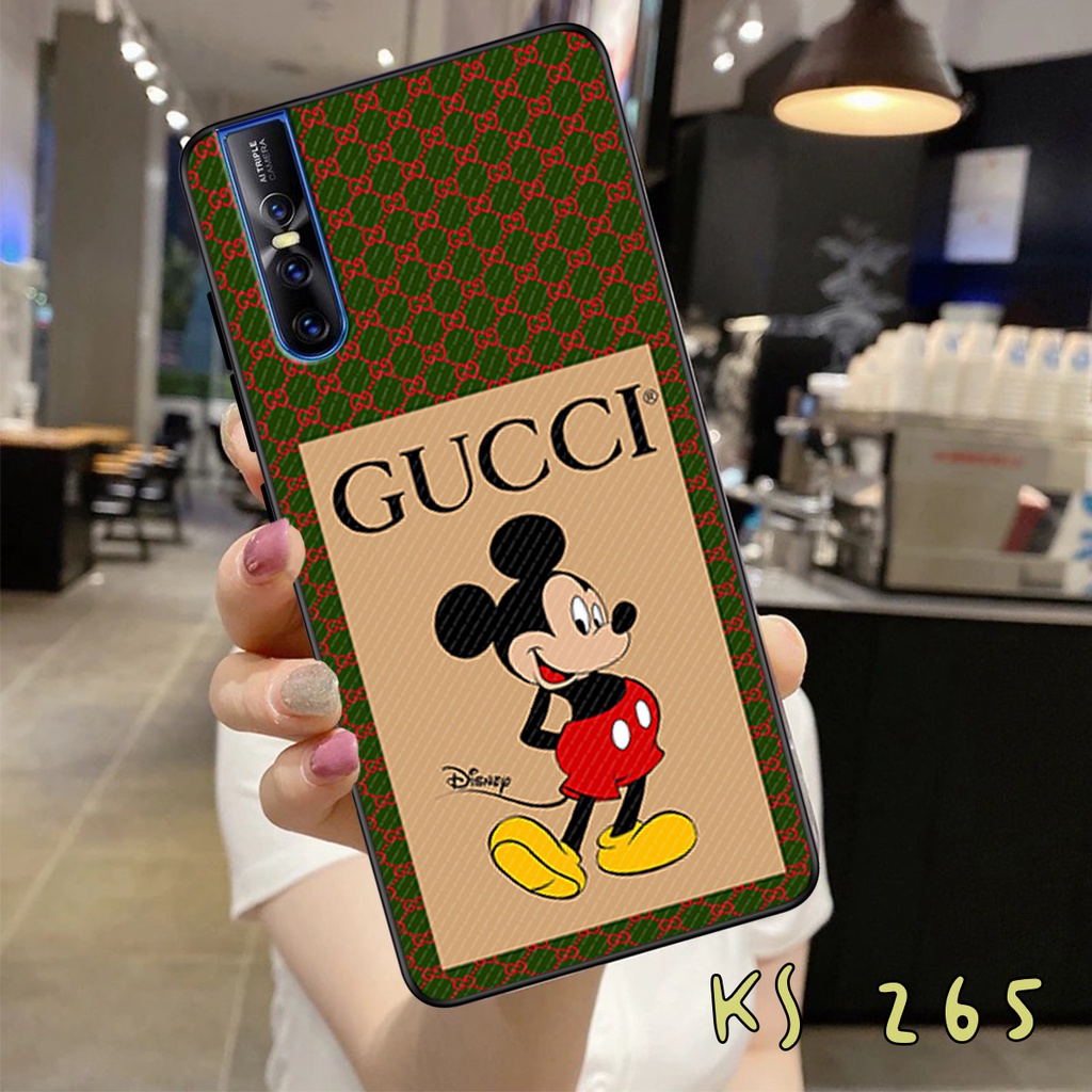 Ốp lưng Vivo V15 - Vivo V15 Pro - Vivo V17 - Vivo V17 Pro - Ốp in hình GÜÇÇÏ - lưng nhám viền TPU cao cấp