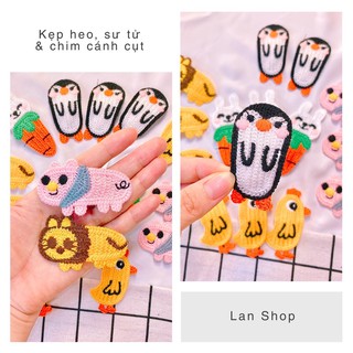 1 kẹp tóc hình thú siêu đáng yêu