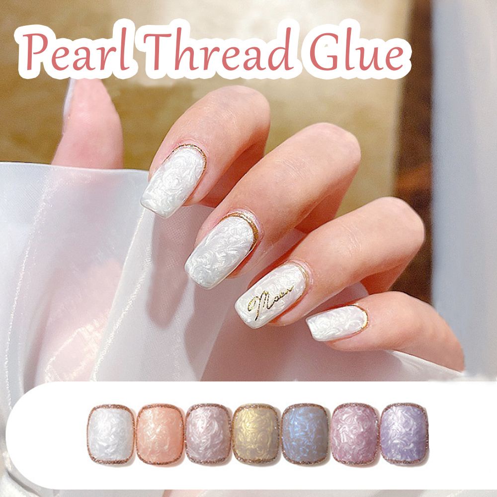 [Hàng mới về] Gel sơn móng tay màu sáng lấp lánh thời trang DIY tùy chọn