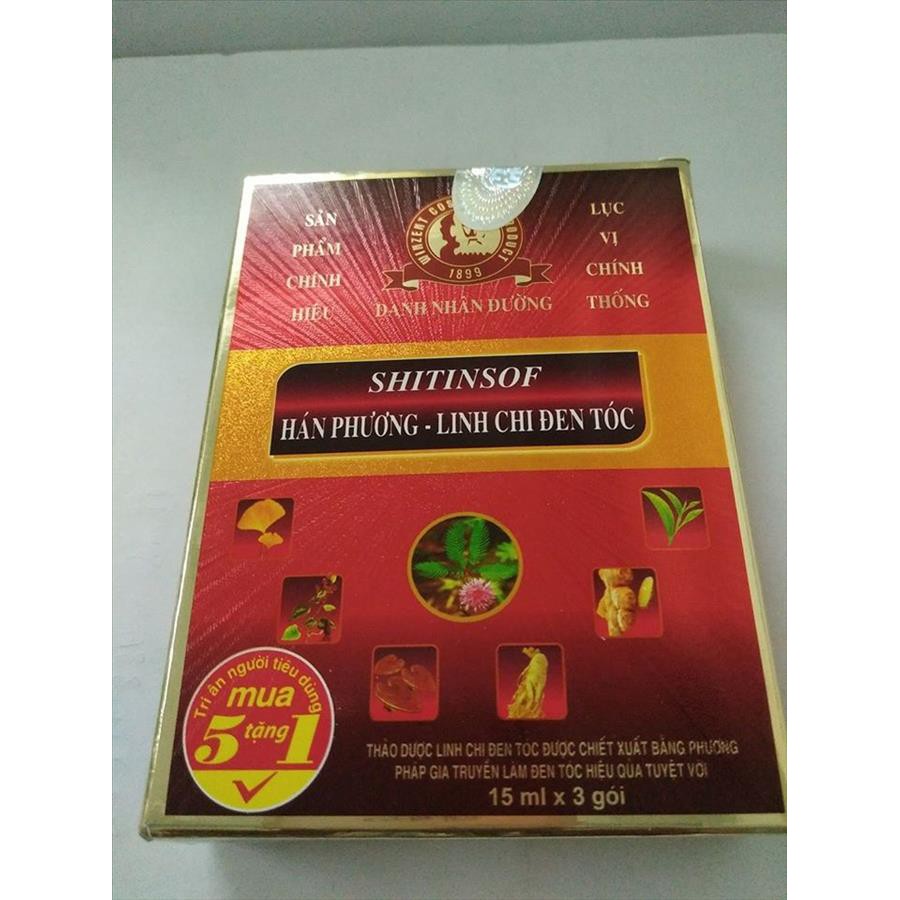 Dầu gội SHITINSOF - Hán Phương linh chi đen tóc