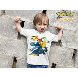 Áo thun Cotton Unisex - Movie - Pikachu - Pikachu và satoshi