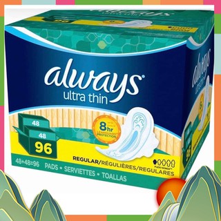 Băng vệ sinh Always Ultra Thin hộp 96 miếng
