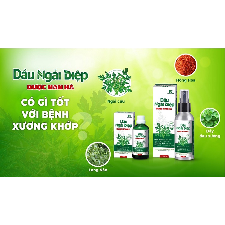 Dầu Ngải Diệp Dược Nam Hà chai 50ml