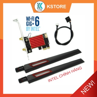 Mua Card Wifi Intel 3168AC 8265AC 9260AC AX200 AX210 có tản nhiệt- 2 băng tần 2.4G/5G - Bluetooth