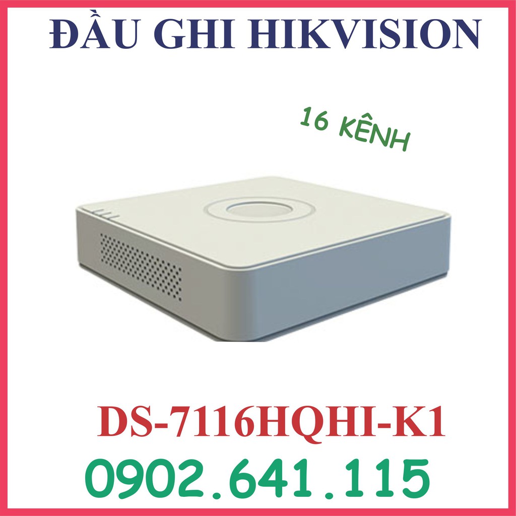 ĐẦU GHI HÌNH 16 KÊNH DS-7116HQHI-K1 (S) HIKVISION