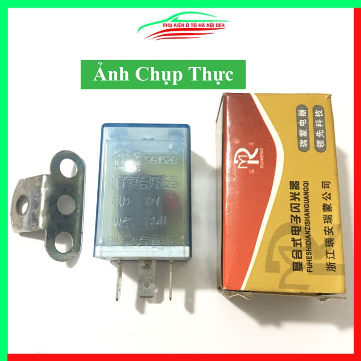 Rơle relay chớp xi nhan 3 chân SG152B cho ô tô xe máy