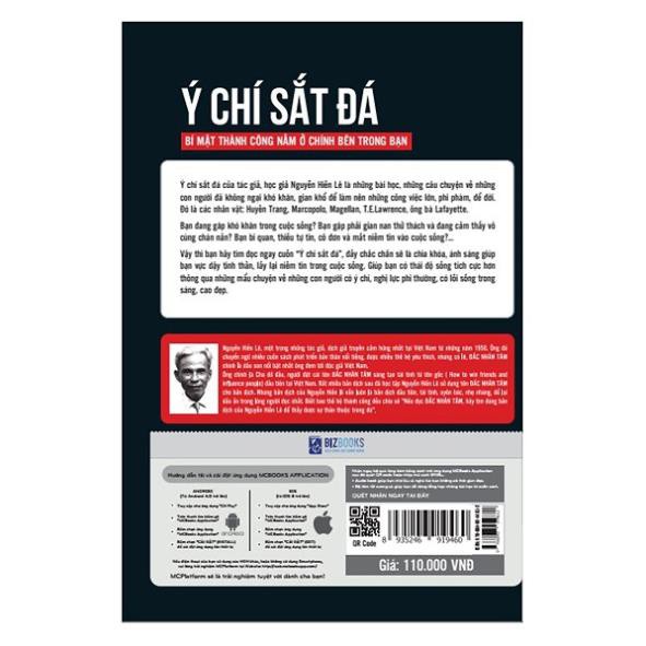 Sách Ý chí sắt đá - Bí mật thành công nằm ở chính bên trong bạn - BIZBOOKS