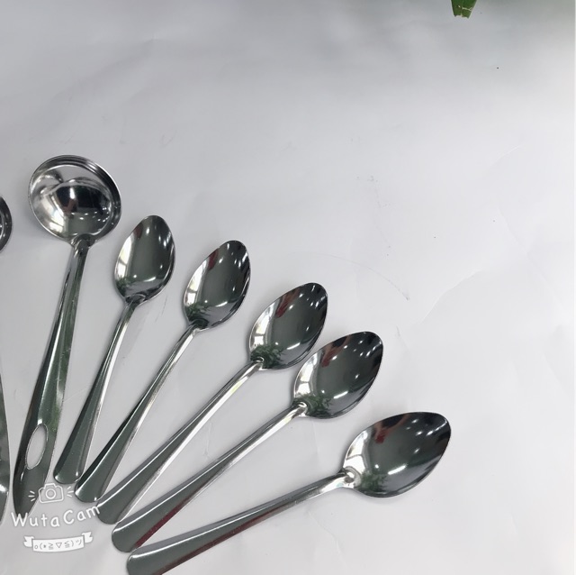 Bộ 10 muỗng ăn inox và 2 muỗng canh inox