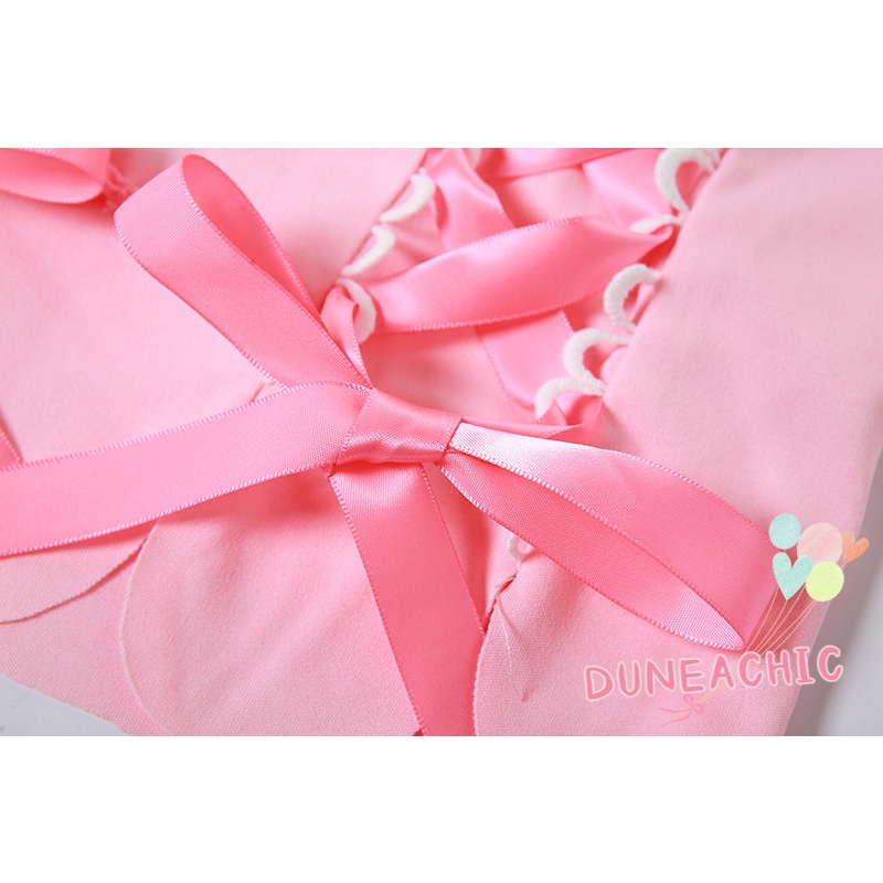 DUNEA Áo Lót Quây Ngực Không Dây Màu Hồng Quyến Rũ Cho Nữ