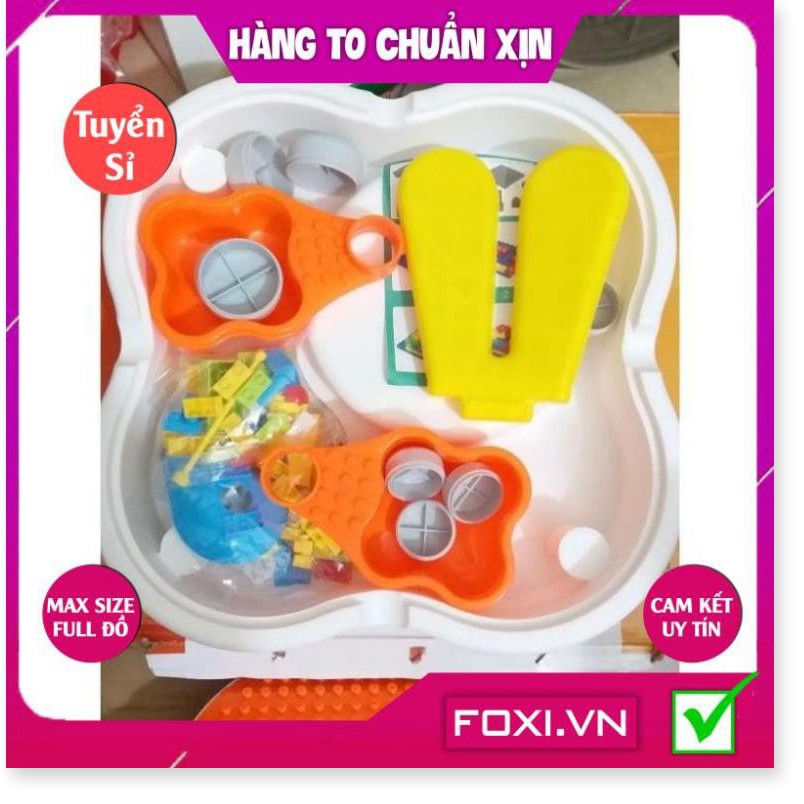 Bộ bàn ghế LEGO đa năng 6in1 cho bé-Bàn ăn cơm-Học bài-Chơi đồ chơi-Giúp bé tránh xa các đồ chơi công nghệ như tivi-ipad