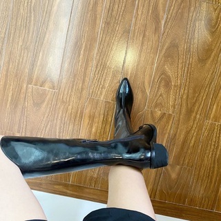 👢👢Boot Gót Nhọn _Boots Retro Knight Boots Phong Cách Anh👢👢