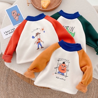 Áo Hoodie bé trai cổ 3 phân