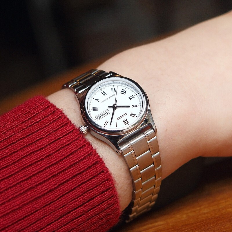 Đồng hồ nữ dây kim loại Casio Anh Khuê LTP-V006D-7BUDF