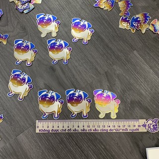 TEM TITAN LOGO HÌNH CHÓ PULL