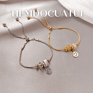 (Titan Không Gỉ) Vòng tay lắc tay S925 bracelet Gwen bản thiết kế - Tiemdocuatui