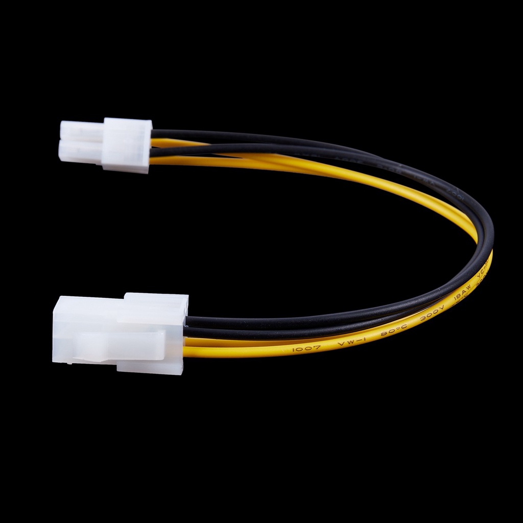 Dây Cáp Nối Dài 20cm / 8inch 12v 4 Pin Sang 4 Pin P4 Cho Cpu