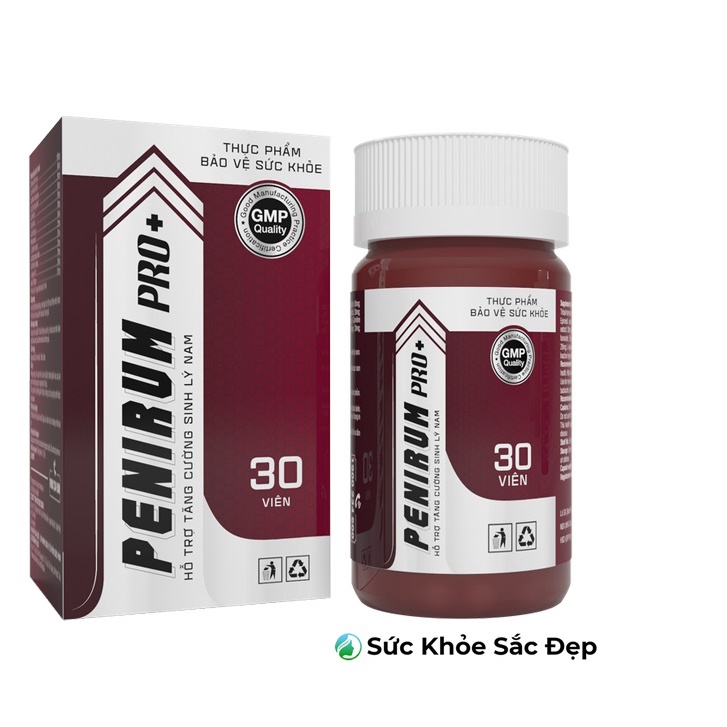 Viên Uống Cải Thiện Sinh Lý Cho Phái Mạnh Penirum PRO+ Hộp 30 Viên