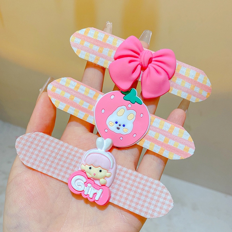 Kẹp Tóc Dán Dễ Thương Thời Trang Cho Bé Gái