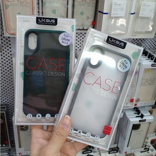 Ốp lưng Likgus nhưng nhám viên màu iPhone X/XS Max( ảnh thật)