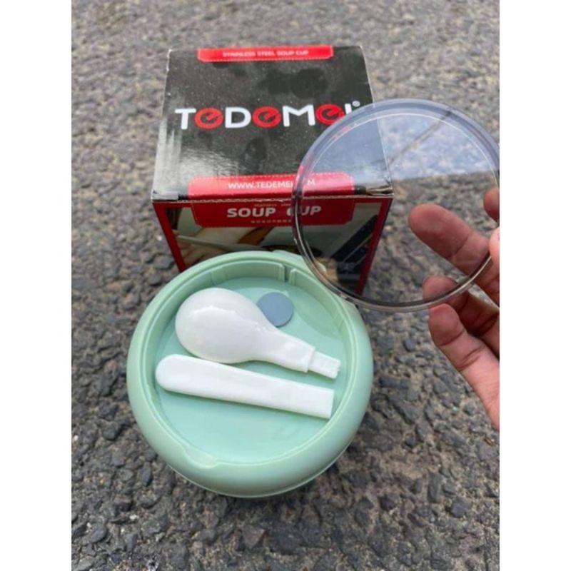 [HOT]Bình ủ cháo Dung tích 530ml kèm muỗng, Hộp ủ thức ăn cho bé