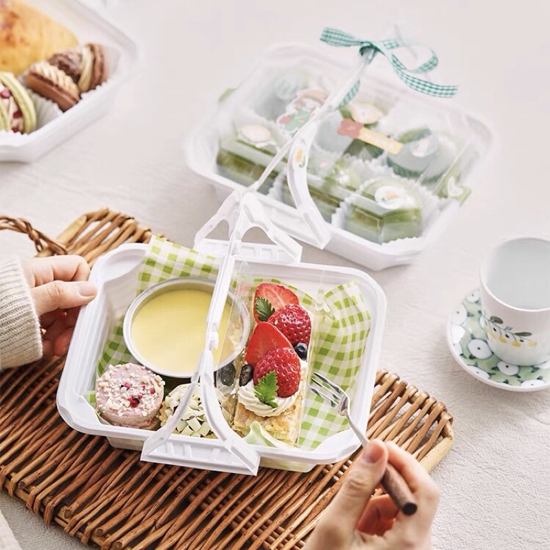 Set 50 Giấy Thấm Dầu Gói Thực Phẩm Hoạ Tiết Caro Siêu Xinh