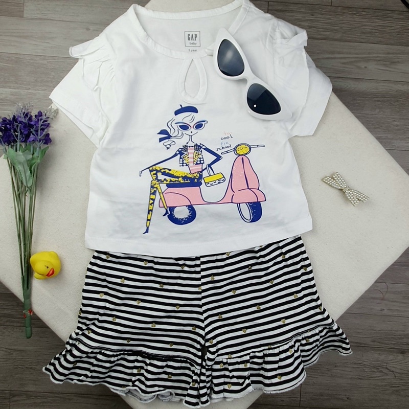 Bộ Cotton Bé Gái 10-25kg, Bộ Quần Áo Bé Gái Cotton