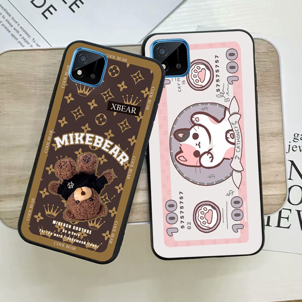 Ốp lưng Realme C11 in hình cao cấp mẫu kẻ caro,mikenbe@r siêu hot