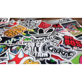 Combo hình dán cao cấp trang trí chủ đề Graffiti Sticker