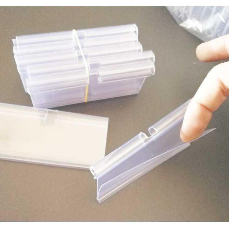 50/100cái Nẹp bảng siêu thị, Nẹp bảng giá dùng trong siêu thị, nẹp nhựa gài giá, nẹp nhựa siêu thị, nẹp cửa ô t