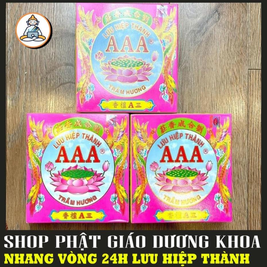 Nhang vòng 24h HIỆU AAA, hiệu Lưu Hiệp Thành - Nhang Khoanh 24 Giờ Hoa Sen - Lưu Hiệp Thành AAA