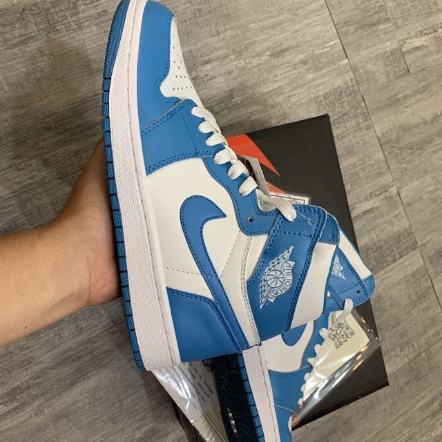ẢNH THẬT | Giày Thể Thao Air Jordan 1 màu xanh dương