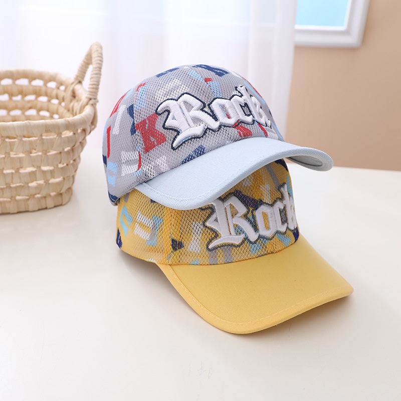 Mũ Lưỡi Trai Phối Lưới Thời Trang Mùa Hè Dễ Thương Cho Bé