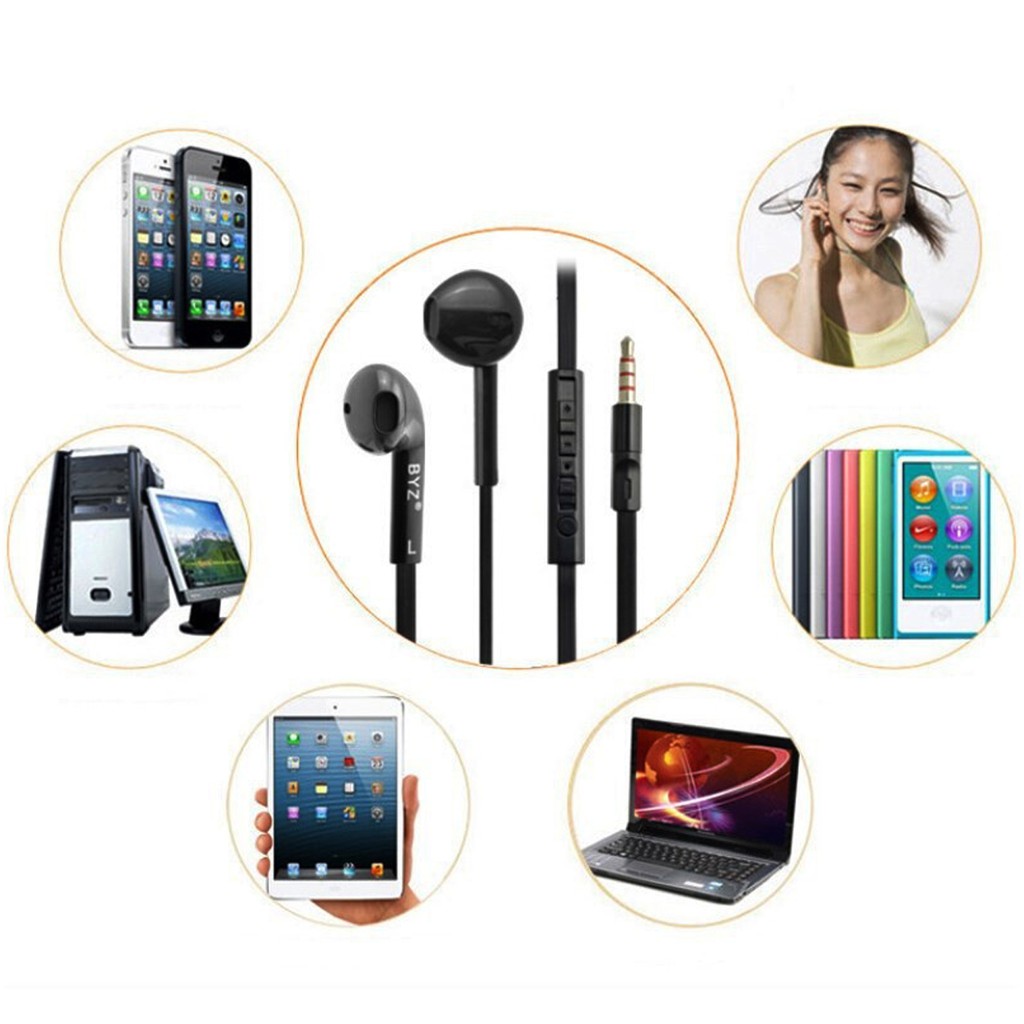 Tai nghe nhét tai BYZ S389 cho Android/Iphone/ipad/samsung/xiaomi