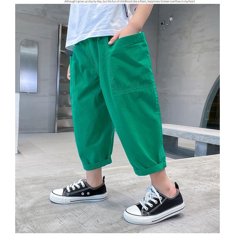 [Babycat] Quần Dài Đến Mắt Cá Chân Phong Cách Nhật Bản Hàn Quốc Thời Trang Mùa Hè Hàng Mới Dành Cho Bé Trai (08) 2022