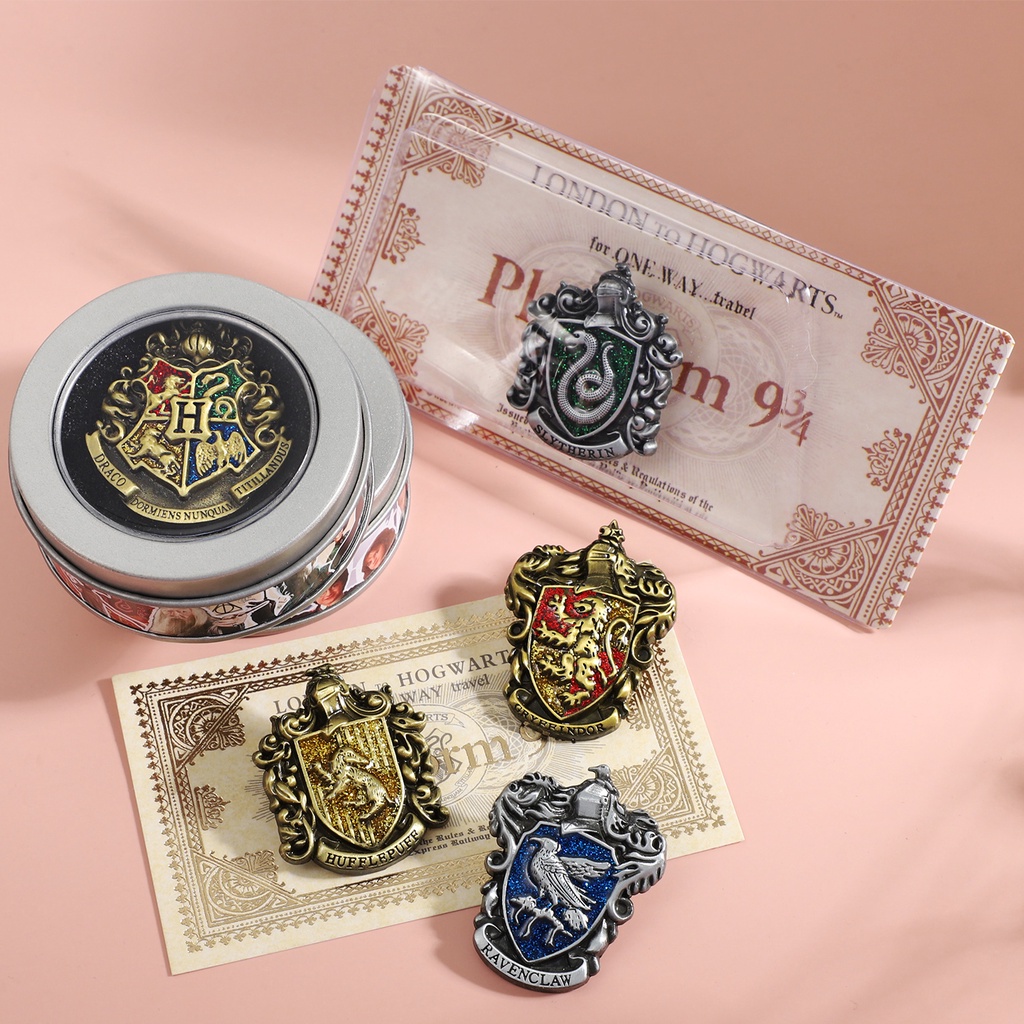 Huy Hiệu Cài Áo Hợp Kim Hình Harry Potter Mùa Đông 2022 Thời Trang