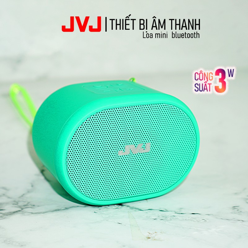 Loa mini Bluetooth JVJ BT62 thiết kế nhỏ nhắn, Loa máy tính, kết nối thẻ nhớ/usb kiểu dáng thể thao, Âm Trầm Bass chuẩn