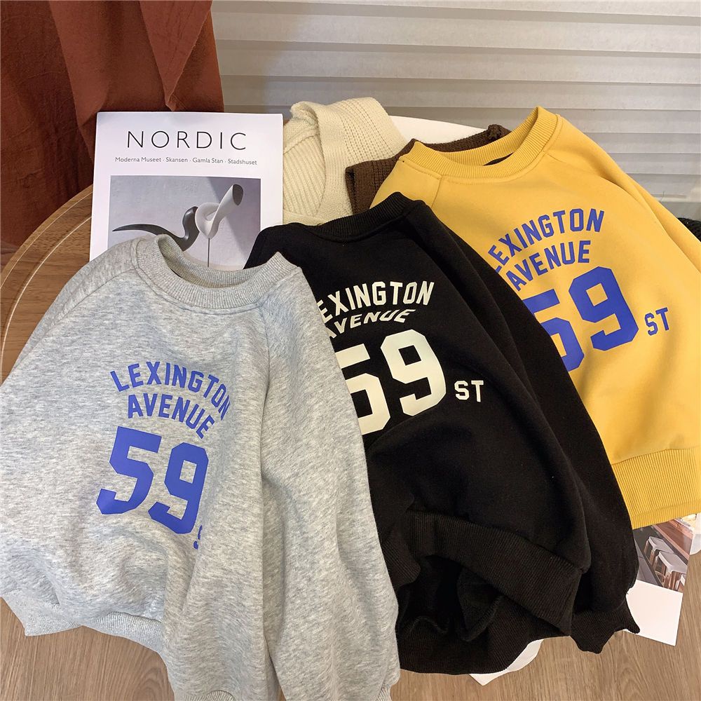 [Babycat] Hàng Có Sẵn Áo Sweater Thể Thao Dáng Rộng Cổ Tròn In Hình Phong Cách Nhật Bản Hàn Quốc Thời Trang Mùa Thu Mới Cho Bé Trai Và Bé Gái
