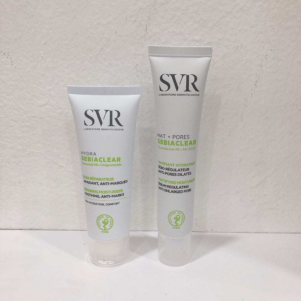 Kem dưỡng SVR Sebiaclear Mat+ Pores giúp dưỡng ẩm, kiềm dầu, se khít lỗ chân lông cho da tuýp 40ml