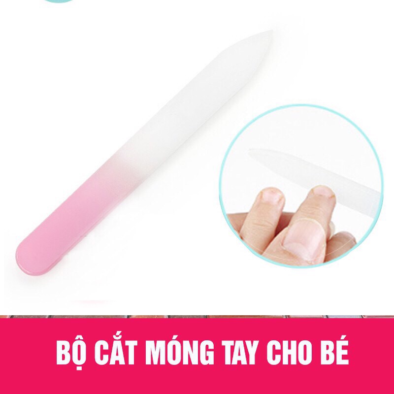 Bộ Cắt Móng Tay Hình Viên Thuốc 4 Chi Tiết Cho Bé