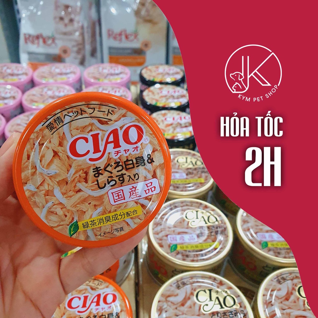 CIAO CHURU THÁI LAN CHÍNH HÃNG – PATE LON CHO MÈO