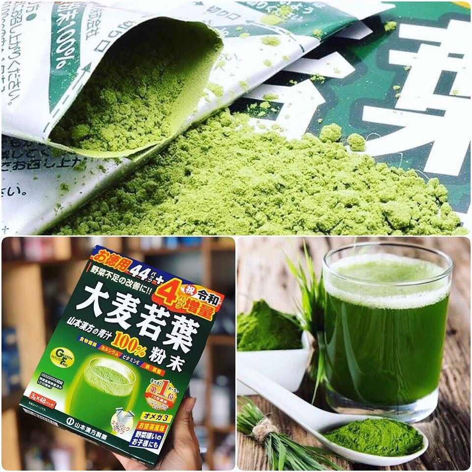 Bột lúa non, bột lúa mạch Nhật Bản 44 gói[Date 3/2023] | BigBuy360 - bigbuy360.vn