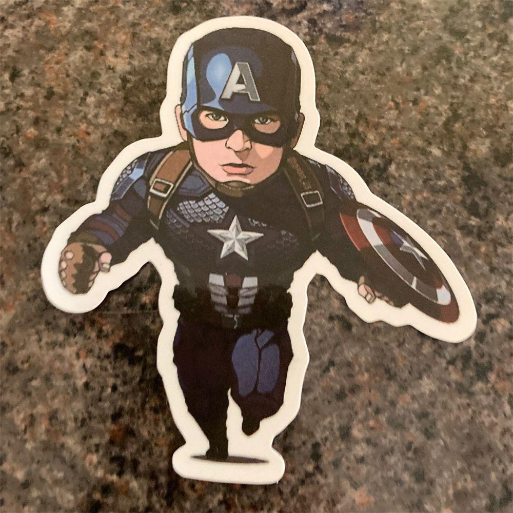 Sticker Họa Tiết Hoạt Hình Marvel Trang Trí Sổ Tay DIY