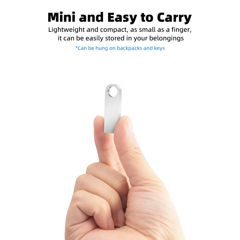 USB 2.0 ANKNDO dung lượng 8GB 16GB 32GB 64GB bằng kim loại chống thấm nước chuyên dụng