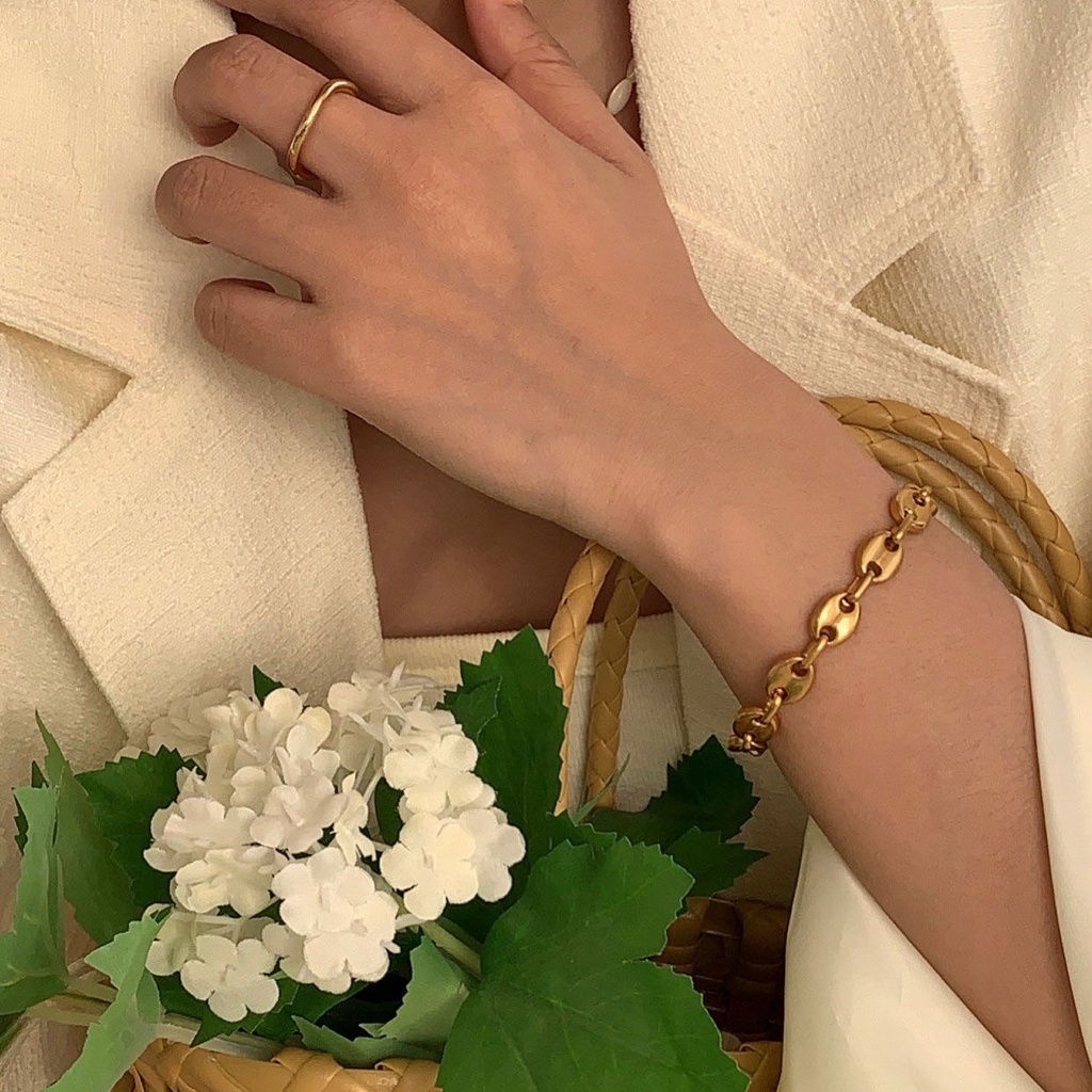 ✨Vòng Đeo Tay✨Ins Vòng Tay Bạch Kim Hình Mũi Heo Có Thể Giặt Được Thiết Kế Siêu Cổ Tích Cao Cấp Cho Nữ