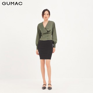 Áo sơ mi nữ đắp chéo cao cấp AVA1229 GUMAC