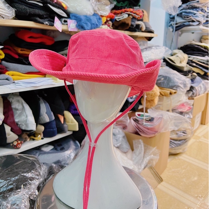 bucket hat phối dây
