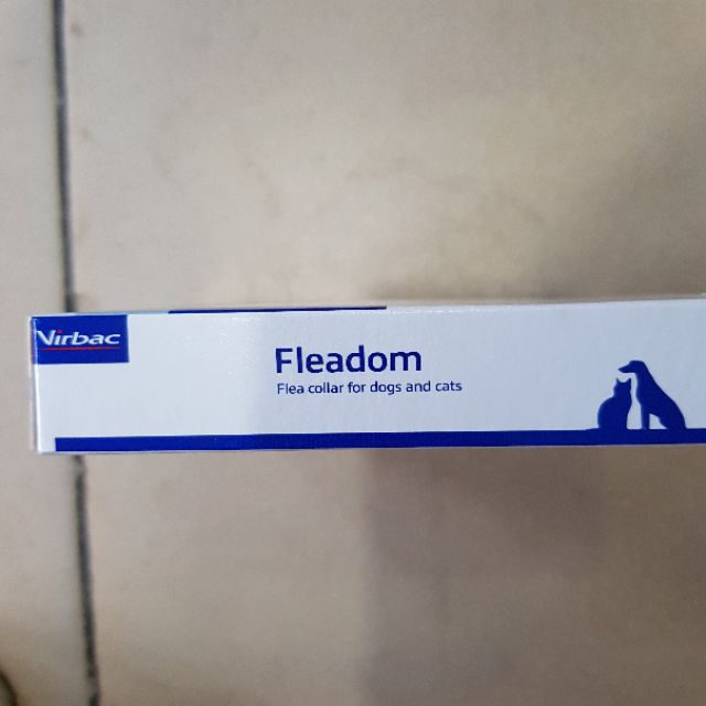 Vòng Cổ Chống Rận Ngăn Ngừa Và Diệt Ve Rận Bọ Chét Cho Chó Mèo Fleadom Virbac