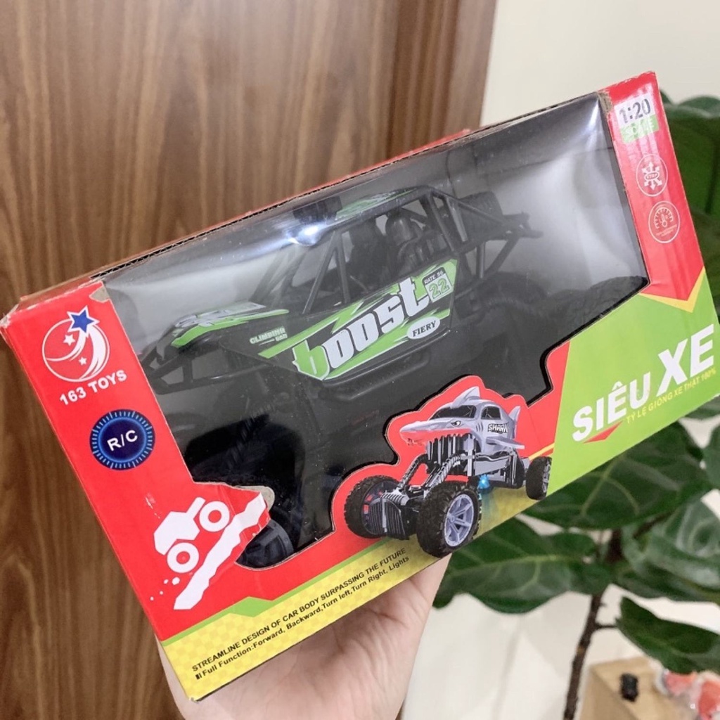 Xe điều khiển từ xa, ô tô điều khiển địa hình  No6688 có pin sạc làm đồ chơi quà tặng cho bé